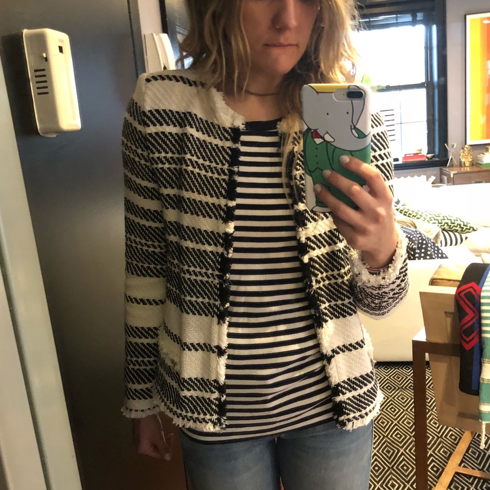 IRO Zlata Striped Jacket Sz 34 / 0